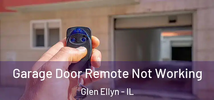  Garage Door Remote Not Working Glen Ellyn - IL